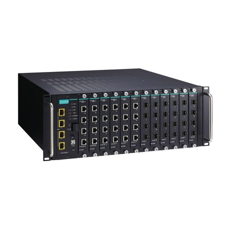 Moxa Layer 3 Full Gigabit Mgd Eth. Swtch Slots, 4Port, Ics-G7852A-4Xg-Hv-Hv ICS-G7852A-4XG-HV-HV